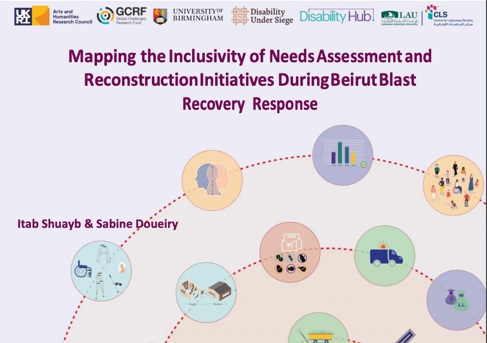 image of front cover of Beirut blast mapping report