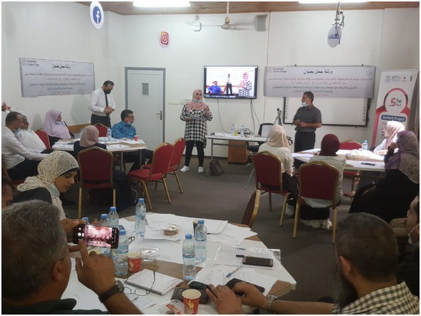 photo of covid 19 seminar at Islamic University Gaza